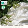 imageBedsure Organic Bamboo Viscose Sheets  OCS ampamp OekoTex 18 inch Deep Pockets Queen Sheet Set 100 Viscose Derived from Bamboo UltraSoft Breathable ampamp Cooling Bedsheets 4 Pieces Ivory01  Ivory