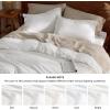imageBedsure Linen Duvet Cover King Size  Linen Cotton Blend Bedding Set Soft ampamp Cozy 3 Pieces 1 Duvet Cover 104x90 Inches and 2 Pillowcases Natural Color Cooling Bedding Comforter Sold Separately07  White No Comforter