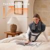imageBedsure Wrap Heating Pad for Neck and Shoulders and Back  Birthday Gifts for Women Mom Electric Heated Pad for Full Body Fast Heating Large 24quotx34quot ETL Certified Grey01  Grey