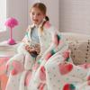 imageBedsure Cute Strawberry Decor Throw Blanket Pink for Kids  Soft Fleece Throw Home Decor for Girls Women Teens as Birthday Gifts GentleSoft Cozy Fruit Pattern Blankets for Couch Bed Camping 50x60Strawberry