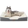 imageBedsure Orthopedic Dog Beds Large Sized Dog  Washable Large Dog Cat Bed Waterproof Comfort Dogs Couch Sofa with Washable Removable Cover Pet Bed with Nonskid Bottom Grey 35quotPlaidBlack