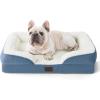 imageBedsure Orthopedic Dog Beds Large Sized Dog  Washable Large Dog Cat Bed Waterproof Comfort Dogs Couch Sofa with Washable Removable Cover Pet Bed with Nonskid Bottom Grey 35quotPlushFaded Denim