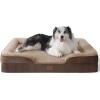 imageBedsure Orthopedic Dog Beds Large Sized Dog  Washable Large Dog Cat Bed Waterproof Comfort Dogs Couch Sofa with Washable Removable Cover Pet Bed with Nonskid Bottom Grey 35quotBrown