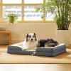 imageBedsure Orthopedic Dog Beds Large Sized Dog  Washable Large Dog Cat Bed Waterproof Comfort Dogs Couch Sofa with Washable Removable Cover Pet Bed with Nonskid Bottom Grey 35quotPlaidBlack