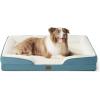 imageBedsure Orthopedic Dog Beds Large Sized Dog  Washable Large Dog Cat Bed Waterproof Comfort Dogs Couch Sofa with Washable Removable Cover Pet Bed with Nonskid Bottom Grey 35quotDune Haze Blue