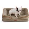 imageBedsure Orthopedic Dog Beds Large Sized Dog  Washable Large Dog Cat Bed Waterproof Comfort Dogs Couch Sofa with Washable Removable Cover Pet Bed with Nonskid Bottom Grey 35quotHazel