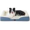 imageBedsure Orthopedic Dog Beds Large Sized Dog  Washable Large Dog Cat Bed Waterproof Comfort Dogs Couch Sofa with Washable Removable Cover Pet Bed with Nonskid Bottom Grey 35quotPlushFaded Denim