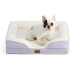 imageBedsure Orthopedic Dog Beds Large Sized Dog  Washable Large Dog Cat Bed Waterproof Comfort Dogs Couch Sofa with Washable Removable Cover Pet Bed with Nonskid Bottom Grey 35quotLavender