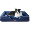imageBedsure Orthopedic Dog Beds Large Sized Dog  Washable Large Dog Cat Bed Waterproof Comfort Dogs Couch Sofa with Washable Removable Cover Pet Bed with Nonskid Bottom Grey 35quotBlue Navy