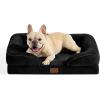 imageBedsure Orthopedic Dog Beds Large Sized Dog  Washable Large Dog Cat Bed Waterproof Comfort Dogs Couch Sofa with Washable Removable Cover Pet Bed with Nonskid Bottom Grey 35quotBlack
