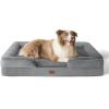 imageBedsure Orthopedic Dog Beds Large Sized Dog  Washable Large Dog Cat Bed Waterproof Comfort Dogs Couch Sofa with Washable Removable Cover Pet Bed with Nonskid Bottom Grey 35quotGrey