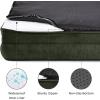 imageBedsure Orthopedic Dog Beds Large Sized Dog  Washable Large Dog Cat Bed Waterproof Comfort Dogs Couch Sofa with Washable Removable Cover Pet Bed with Nonskid Bottom Grey 35quotDark Green
