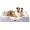 imageBedsure Orthopedic Dog Beds Large Sized Dog  Washable Large Dog Cat Bed Waterproof Comfort Dogs Couch Sofa with Washable Removable Cover Pet Bed with Nonskid Bottom Grey 35quotLavender