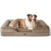 imageBedsure Orthopedic Dog Beds Large Sized Dog  Washable Large Dog Cat Bed Waterproof Comfort Dogs Couch Sofa with Washable Removable Cover Pet Bed with Nonskid Bottom Grey 35quotHazel