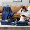 imageBedsure Orthopedic Dog Beds Large Sized Dog  Washable Large Dog Cat Bed Waterproof Comfort Dogs Couch Sofa with Washable Removable Cover Pet Bed with Nonskid Bottom Grey 35quotBlue Navy