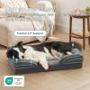 imageBedsure Orthopedic Dog Beds Large Sized Dog  Washable Large Dog Cat Bed Waterproof Comfort Dogs Couch Sofa with Washable Removable Cover Pet Bed with Nonskid Bottom Grey 35quotDark Grey