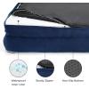 imageBedsure Orthopedic Dog Beds Large Sized Dog  Washable Large Dog Cat Bed Waterproof Comfort Dogs Couch Sofa with Washable Removable Cover Pet Bed with Nonskid Bottom Grey 35quotBlue Navy