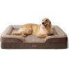 imageBedsure Orthopedic Dog Beds Large Sized Dog  Washable Large Dog Cat Bed Waterproof Comfort Dogs Couch Sofa with Washable Removable Cover Pet Bed with Nonskid Bottom Grey 35quotBrown