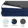 imageBedsure Orthopedic Dog Beds Large Sized Dog  Washable Large Dog Cat Bed Waterproof Comfort Dogs Couch Sofa with Washable Removable Cover Pet Bed with Nonskid Bottom Grey 35quotBlue Navy