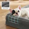 imageBedsure Orthopedic Dog Beds Large Sized Dog  Washable Large Dog Cat Bed Waterproof Comfort Dogs Couch Sofa with Washable Removable Cover Pet Bed with Nonskid Bottom Grey 35quotGrey