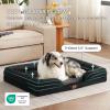 imageBedsure Orthopedic Dog Beds Large Sized Dog  Washable Large Dog Cat Bed Waterproof Comfort Dogs Couch Sofa with Washable Removable Cover Pet Bed with Nonskid Bottom Grey 35quotBlack