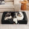 imageBedsure Orthopedic Dog Beds Large Sized Dog  Washable Large Dog Cat Bed Waterproof Comfort Dogs Couch Sofa with Washable Removable Cover Pet Bed with Nonskid Bottom Grey 35quotBlack