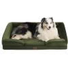 imageBedsure Orthopedic Dog Beds Large Sized Dog  Washable Large Dog Cat Bed Waterproof Comfort Dogs Couch Sofa with Washable Removable Cover Pet Bed with Nonskid Bottom Grey 35quotMoss Green