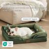 imageBedsure Orthopedic Dog Beds Large Sized Dog  Washable Large Dog Cat Bed Waterproof Comfort Dogs Couch Sofa with Washable Removable Cover Pet Bed with Nonskid Bottom Grey 35quotMoss Green