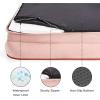 imageBedsure Orthopedic Dog Beds Large Sized Dog  Washable Large Dog Cat Bed Waterproof Comfort Dogs Couch Sofa with Washable Removable Cover Pet Bed with Nonskid Bottom Grey 35quotPink
