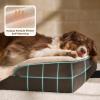 imageBedsure Orthopedic Dog Beds Large Sized Dog  Washable Large Dog Cat Bed Waterproof Comfort Dogs Couch Sofa with Washable Removable Cover Pet Bed with Nonskid Bottom Grey 35quotSelf WarmingBrown