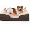 imageBedsure Orthopedic Dog Beds Large Sized Dog  Washable Large Dog Cat Bed Waterproof Comfort Dogs Couch Sofa with Washable Removable Cover Pet Bed with Nonskid Bottom Grey 35quotSelf WarmingBrown