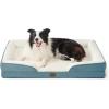 imageBedsure Orthopedic Dog Beds Large Sized Dog  Washable Large Dog Cat Bed Waterproof Comfort Dogs Couch Sofa with Washable Removable Cover Pet Bed with Nonskid Bottom Grey 35quotDune Haze Blue