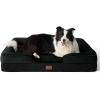 imageBedsure Orthopedic Dog Beds Large Sized Dog  Washable Large Dog Cat Bed Waterproof Comfort Dogs Couch Sofa with Washable Removable Cover Pet Bed with Nonskid Bottom Grey 35quotBlack