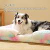 imageBedsure Orthopedic Dog Beds Large Sized Dog  Washable Large Dog Cat Bed Waterproof Comfort Dogs Couch Sofa with Washable Removable Cover Pet Bed with Nonskid Bottom Grey 35quotLong Faux FurMulti Color