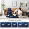imageBedsure Orthopedic Dog Beds Large Sized Dog  Washable Large Dog Cat Bed Waterproof Comfort Dogs Couch Sofa with Washable Removable Cover Pet Bed with Nonskid Bottom Grey 35quotBlue Navy