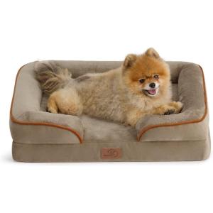 imageBedsure Orthopedic Dog Beds Large Sized Dog  Washable Large Dog Cat Bed Waterproof Comfort Dogs Couch Sofa with Washable Removable Cover Pet Bed with Nonskid Bottom Grey 35quotHazel