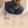 imageBedsure Wrap Heating Pad for Neck and Shoulders and Back  Birthday Gifts for Men Women Electric Heated Pad for Full Body Fast Heating Extra Large 24quotx38quot ETL Certified Grey01  Grey