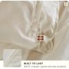 imageBedsure Cotton Duvet Cover Queen 100 GOTS Organic Cotton Duvet Cover Set Fair Trade Certified Queen Bedding Set EcoFriendly UltraSoft Breathable Home Bedding for All SeasonsIvory 90quotx90quot001  Ivory  Organic