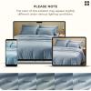 imageBedsure Cotton Duvet Cover Queen 100 GOTS Organic Cotton Duvet Cover Set Fair Trade Certified Queen Bedding Set EcoFriendly UltraSoft Breathable Home Bedding for All SeasonsIvory 90quotx90quot04  Cooling Dusty Blue No Comforter