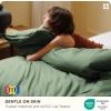 imageBedsure Cotton Duvet Cover Queen 100 GOTS Organic Cotton Duvet Cover Set Fair Trade Certified Queen Bedding Set EcoFriendly UltraSoft Breathable Home Bedding for All SeasonsIvory 90quotx90quot01  Cooling Olive Green No Comforter