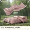 imageBedsure Cotton Duvet Cover Queen 100 GOTS Organic Cotton Duvet Cover Set Fair Trade Certified Queen Bedding Set EcoFriendly UltraSoft Breathable Home Bedding for All SeasonsIvory 90quotx90quot09  Cooling Petal Pink No Comforter