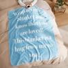 imageBedsure Get Well Gifts for Women  Thinking of You Gifts for Women Men After Surgery Healing Blanket with Inspirational Words Breast Cancer Care Blanket for Mom Elderly ampamp Adults Blue 50x60 InchBaby Blue