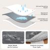 imageBedsure Waterproof Blanket for Bed  Soft Print Sherpa Fleece Pet Cat Dog Blankets for Large Dogs Couch Protection Soft Plush Reversible Furniture Protector Twin Size 60quotx80quot Smokey GreySmokey Grey