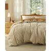 05 - Gingham - Khaki (No Comforter)