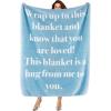 imageBedsure Get Well Gifts for Women  Thinking of You Gifts for Women Men After Surgery Healing Blanket with Inspirational Words Breast Cancer Care Blanket for Mom Elderly ampamp Adults Blue 50x60 InchBaby Blue