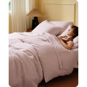 imageBedsure Cotton Duvet Cover Queen 100 GOTS Organic Cotton Duvet Cover Set Fair Trade Certified Queen Bedding Set EcoFriendly UltraSoft Breathable Home Bedding for All SeasonsIvory 90quotx90quot09  Cooling Petal Pink No Comforter