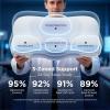imageBedsure Cervical Neck Pillow  Ergonomic Pillows for Deep Sleep Memory Foam Pillows for Side ampamp Back Sleepers Orthopedic Cervical Pillow Shape Gently Cradles Head ampamp Neck Support Shoulder Pain Relief