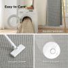 imageBedsure 5x7 Faux Wool Area Rugs for Living Room Machine Washable Carpet NonSlip Backing Pet Friendly Throw Rug for Bedroom Dining Room Gray08  Gray