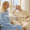 imageBedsure Fleece Pajamas for Women Set Winter Fuzzy Flannel Pajamas Loungewear 2 Piece Soft Cozy Warm Fluffy Sherpa SleepwearKhaki