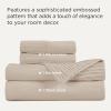 imageBedsure King Size Sheets Set  4 Pieces Soft King Sheets  Breathable ampamp Cooling  Hotel Luxury  Easy Care Polyester Microfiber Bedding for Women Men Dusty Pink10  Beige